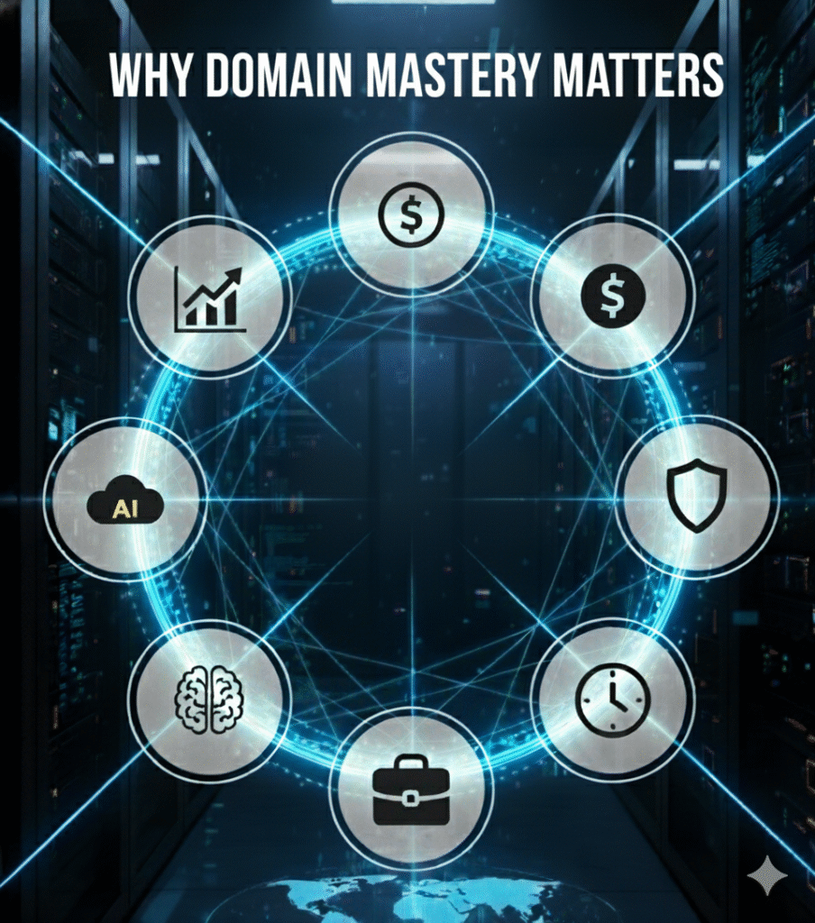 Comprehensive cybersecurity domain expertise as business accelerator for growth